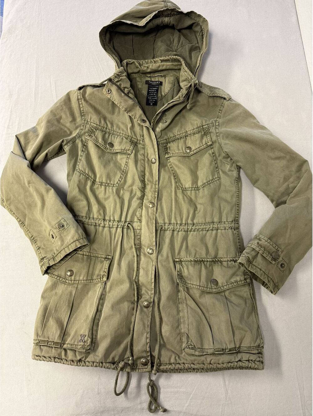 Womens Talula Utility Jacket Olive Green Aritzia Trooper XXS